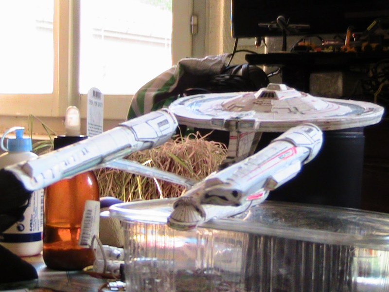 Illustration for article titled The Papercraft Enterprise is the coolest paper Starship there is